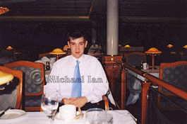 Edward in the Peninsular Restaurant